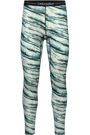 Icebreaker M Mer 200 Oasis Leggings Pow Aop Patterned