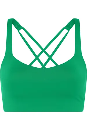 GIRLFRIEND COLLECTIVE Float Riley Sweetheart Bra Green
