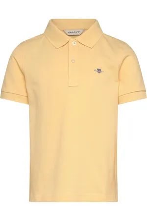 GANT Shield Ss Pique Yellow