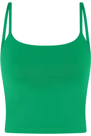 GIRLFRIEND COLLECTIVE Float Willa Strappy Tank Green