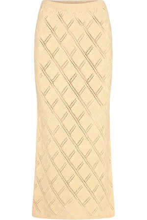 ALOHAS Vittoria Tricot Skirt Yellow