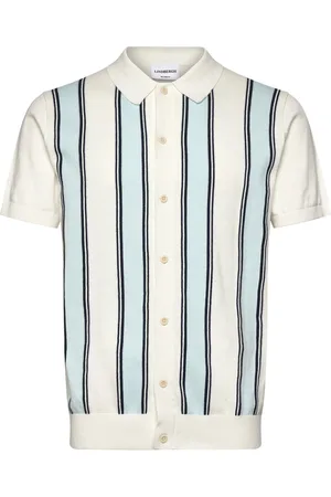 Lindbergh Knitted Polo Cardigan White