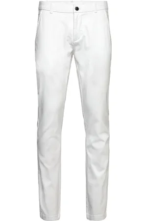 Lindbergh Superflex Chino Pants White