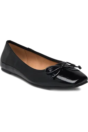 Bianco Biarose Karré Ballet Flat Faux Leather Black