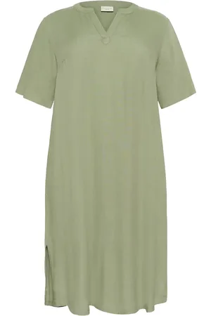 Kaffe Kcmille Kaftan Dress Green