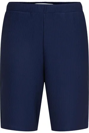 SELECTED Slhloose-Plisse Shorts Ex Navy
