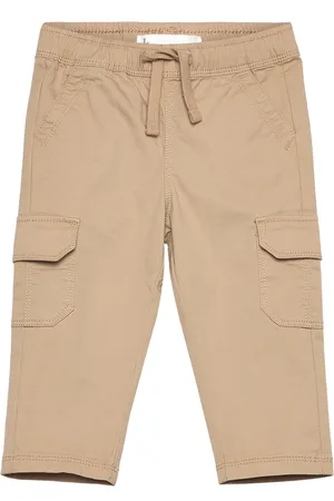 MANGO Cargo Jogger Trousers Brown