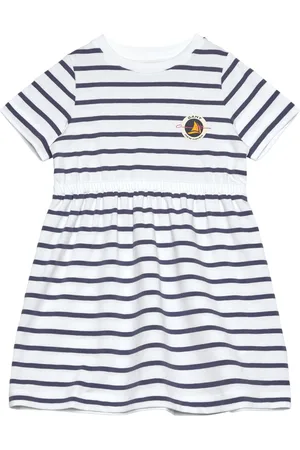 GANT Striped T-Shirt Dress White