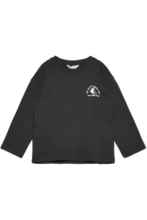 MANGO Printed Cotton-Blend T-Shirt Black