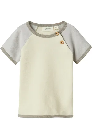 Lil Atelier Nbmnunan Ss Loose Top Lil Grey