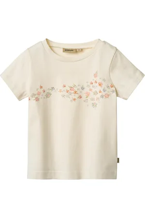 WHEAT T-Shirt S/S Print Tessa Cream