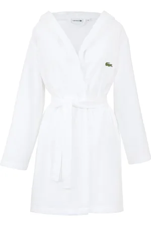 Lacoste Lconfort Bath Robe White