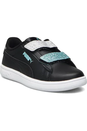 PUMA Smash 3.0 L Glitter Velcro V Ps Black