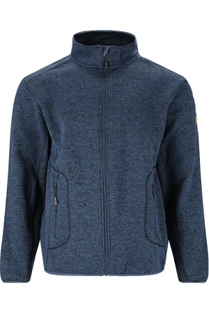 Whistler Sampton M Melange Fleece Jacket Navy