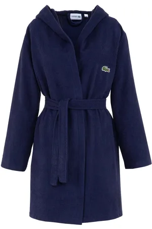 Lacoste Lconfort Bath Robe Navy