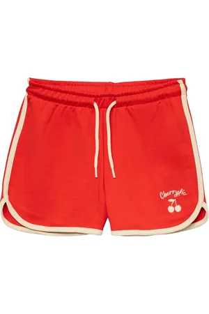 VERO MODA Vmbrenda Pop Mw Slit Shorts Jrs Girl Red