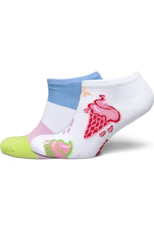 Happy Socks 2-Pack Ice Cream & Stripe Low Socks