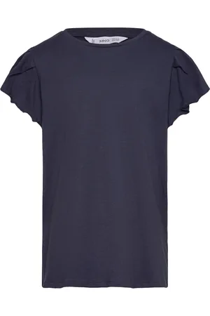 MANGO Short-Sleeved Ruffle T-Shirt