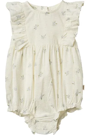 WHEAT Romper Emmaline White