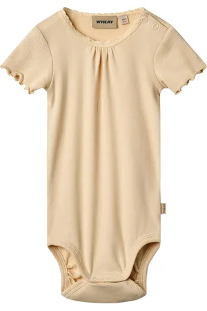 WHEAT Rib Body S/S Edna Yellow