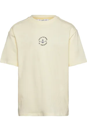 MANGO Cotton T-Shirt With Printed Drawing Cream