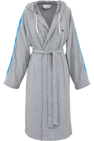 Lacoste Lactive Bath Robe Grey