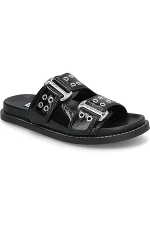 Steve Madden Agent Slides Black
