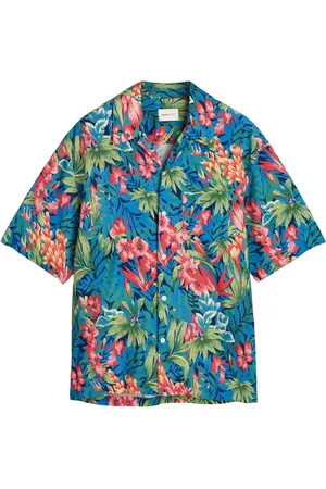GANT Rel Tropical Print Ss Shirt Patterned