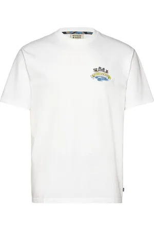 Scotch&Soda Front And Back Artwork Relaxed Fit T-Shirt