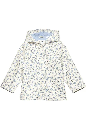 MANGO Hooded Water-Repellent Parka White
