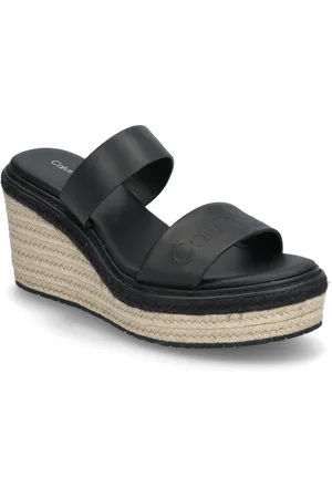 Calvin Klein Wedge Sandal 50 - He Black
