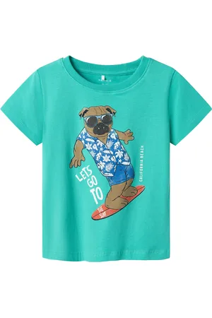 NAME IT Nmmfrolle Ss Top Box Blue