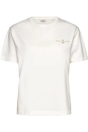 GANT Embroidered Anchor Ss T-Shirt White