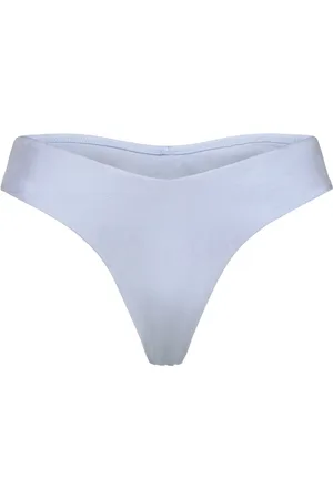 Etam Nouba Swimsuit Brezilian High Legs Bottom Blue