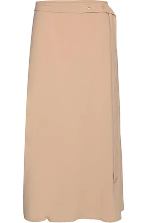 Coster Copenhagen Skirt With Belt Detail Beige