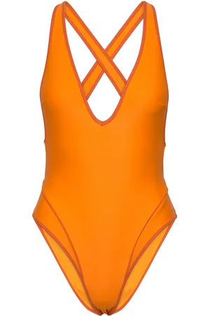 Rip Curl Mahot Piece High Leg Orange