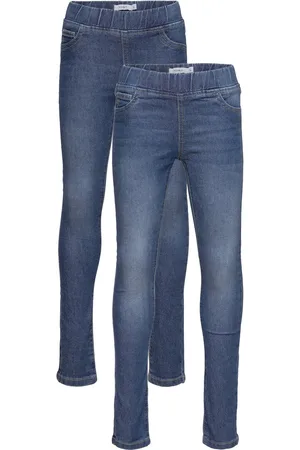 NAME IT Nkfpolly Dnmtinn Legging 2 Pck Blue