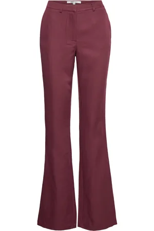 ONLY Onlnabi Mw Flared Pant Tlr Burgundy