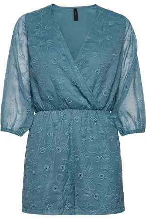 Y.A.S Dalis 3/4 Playsuit Blue
