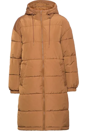 DESIRES Edith Long Jacket Brown
