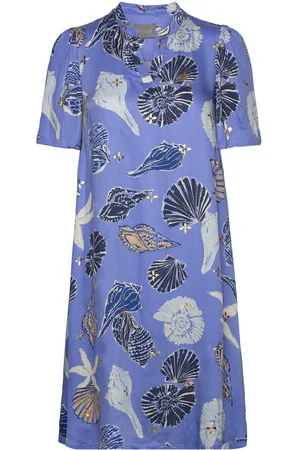 Culture Cucama Short Dress Blue