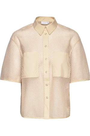 Coster Copenhagen Mesh Shirt Cream