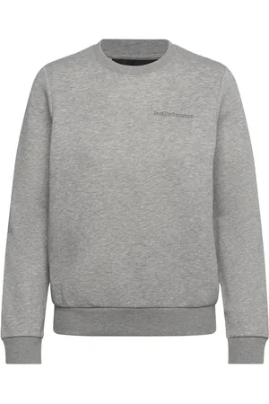 Peak Performance W Original Small Logo Crew Grey