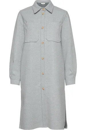 Norr Helia Long Shirt Blue