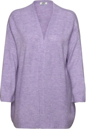 JDY Charly L/S Cardigan Knt Lo Purple