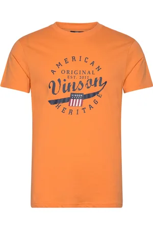 Vinson Ronan Reg Cot Sj Vin M Tee Orange