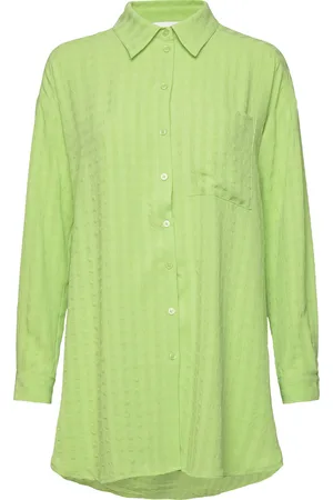 My Essential Wardrobe Halnamw Boxy Shirt Green