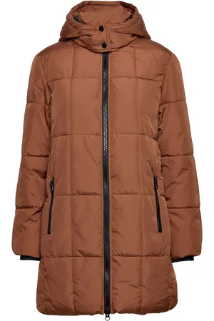 JDY Daisy Long Jacket Otw Lo Brown