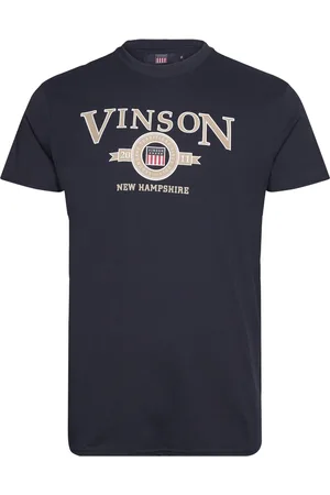 Vinson Jeffrey Reg Cot Vin M Tee Navy