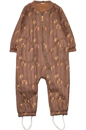 Lil Atelier Nbmminton Quilt Suit Fo Lil Brown